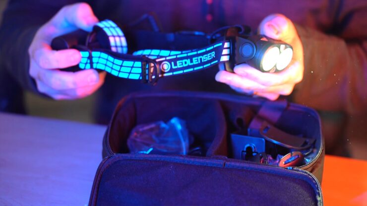 Testing Headlamp for Fishing